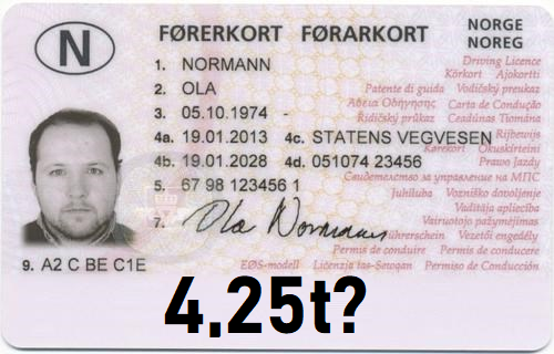 Revisjon av det 3`dje førekortdirektivet