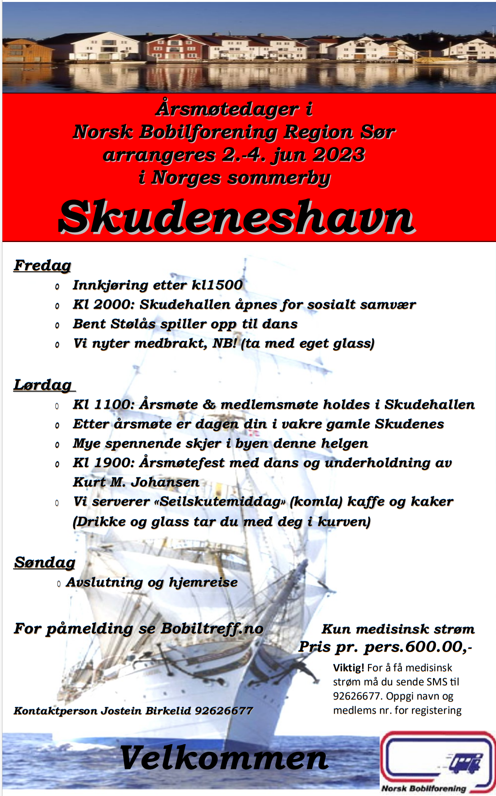 Sett av helgen 2-4 juni til Årsmøtetreffet